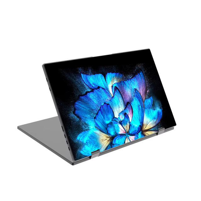 Portable 15.6 Inch Laptop Triple Monitor Flexible Foldable Dual Monitor with Double Folding Screen Stack Design