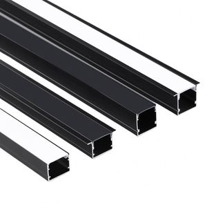 Perfil de aluminio pulido OEM 6063 para tira de luz LED empotrada, canal de 10x10mm, color personalizado 2700K blanco cálido suave para - Product Image 1