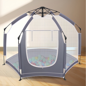 Tente <span class=keywords><strong>de</strong></span> jeu hexagonale <span class=keywords><strong>pour</strong></span> bébé <span class=keywords><strong>de</strong></span> bonne qualité, respirante, avec porte à verrouillage <span class=keywords><strong>de</strong></span> sécurité <span class=keywords><strong>pour</strong></span> les tout-petits - Product Image 2