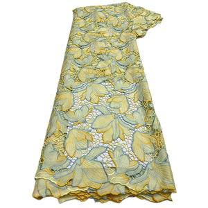 Ni. Ai Chất Lượng Cao Thêu Ren Hoa Để Lại Mô Hình Dây Ren Vải Châu Phi Voan Dây Ren Cho Đảng - Product Image 3