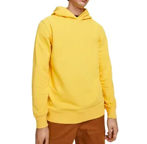 Wholesale Oem hoodies with no labels ropa de hombre No Pocket Hoodie No String