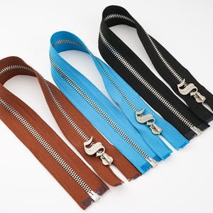 Cremallera de Metal personalizada para ropa, venta al por mayor, precio barato, cremallera de Metal dorado - Product Image 3