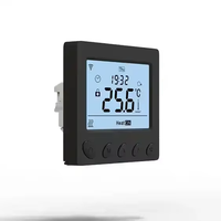 R3W.716 Thermostat à affichage numérique, petit régulateur de température, contrôleur de température PC ignifuge