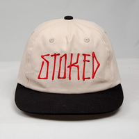 Gorra Snapback Personalizada de Dos Tonos con Logotipo Bordado, Visera Plana, Gorra de Béisbol de Tela de Algodón, Ajustable, Estilo Trucker Sin Estructura