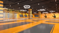 Équipement de parc de trampolines intérieur, centre sportif familial commercial, conception personnalisée, solution tout-en-un, fournisseur d'usine