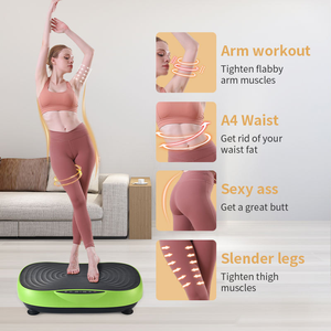 Plaque <span class=keywords><strong>vibrante</strong></span> Machine d'exercice Plate-forme de vibration du corps entier Récupération des débutants Masseur de drainage lymphatique <span class=keywords><strong>pour</strong></span> la tonification musculaire - Product Image 6