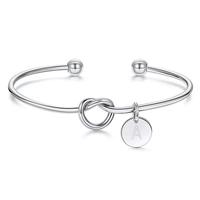 Valentines Day Diy Bruidsmeisje Nieuwe Vergulde 26 Letters Knoop Hart Mooie Eerste Armbanden Armbanden Voor Vrouwen