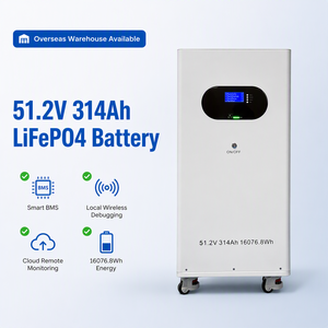 Batería LiFePO4 de 51.2V 314Ah 16kWh con Monitorización WiFi por App, BMS Inteligente, 6000 Ciclos, Almacenamiento Solar Móvil, Almacén en Polonia, Stock en la UE - Product Image 1