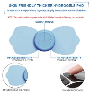 Tùy Chỉnh 6 Chế Độ Massage Cổ/Lưng/Chân/Dương Vật Cơ Thể Kích Thích Cơ Bắp Massager Sticker Không Dây EMS Hàng Chục Đơn Vị - Product Image 4