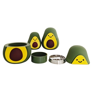 Accessoire pour fumeurs, logo personnalisé, nouvelle arrivée, moulin à herbes en forme d'avocat, moulin à épices en alliage de zinc - Product Image 6