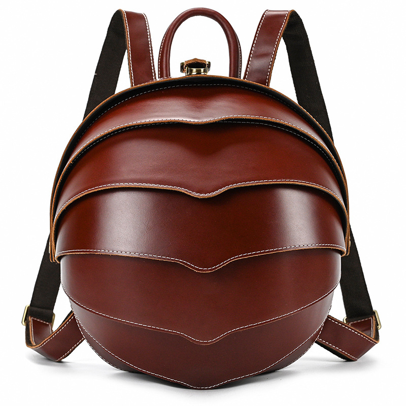 beetle backpack leather Unique Handmade Vintage Leather Backpack Full Grain Leather Retro Rucksack Large Large size bag can fit 9.7 inch i Beetle Bag Beetle Bag Beetle