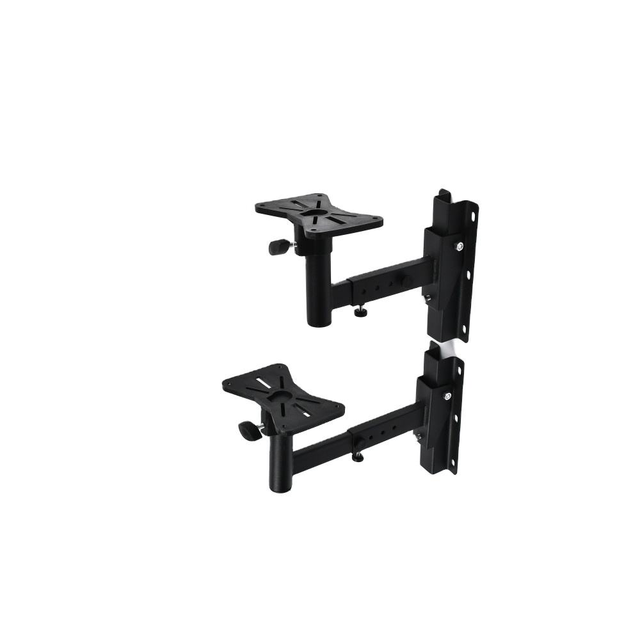 180 Rotating Metal Speaker Stand Wall Mount Adjustable Angle Heavy Duty Bracket for PA DJ Studio Accessories
