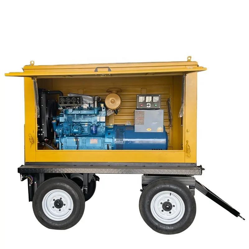 China Hersteller 30kw 40kw tragbarer Kraftwerks generator Ricardo Notfall Diesel Generator Auto