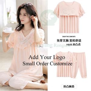 Set di Pigiami in Seta di Lusso per Donne, Ideale per l'Estate - Product Image 1