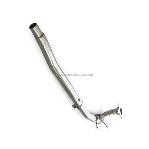 Adecuado para Volkswagen <span class=keywords><strong>Scirocco</strong></span> <span class=keywords><strong>R</strong></span> 2,0 T 2011-2018 Sistema de escape directo de acero inoxidable Tubo de escape automotriz de flujo libre - Product Image 3