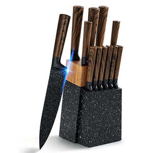 Wholesale Chef <b>Knife</b> Set <b>Knife</b> Set <b>Kitchen</b> Stainless Steel <b>Kitchen</b> <b>Knife</b> with Block <b>Kitchen</b> Items for the Home - Product Image 1