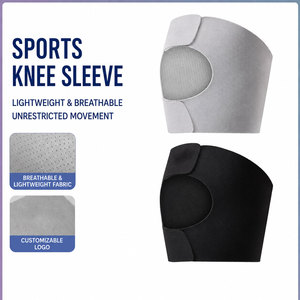 Rodillera ligera <span class=keywords><strong>de</strong></span> compresión ajustable con rótula abierta para correr, deportes y alivio del dolor <span class=keywords><strong>de</strong></span> artritis - Product Image 6