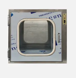 Ginee Medical customized static/dynamic pass box for cleanroom pass through box transfer window for industry