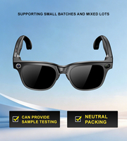 Lunettes intelligentes avec caméra HD 4K, enregistrement vidéo, réduction du bruit ENC et Wi-Fi
