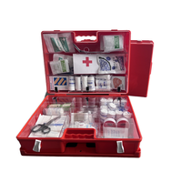 Trousse de premiers secours médicale certifiée pour 100 personnes en ABS, option de personnalisation du logo OEM, équipement de défense personnelle