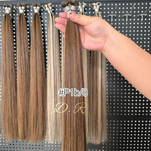2025 meilleure vente Remy cuticule aligné cheveux génie trame non transformés <span class=keywords><strong>russe</strong></span> Extensions de cheveux génie trame Double trame - Product Image 3