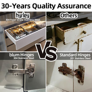 Cocina Exterior Modular <span class=keywords><strong>de</strong></span> Acero Inoxidable Resistente y Duradera con Gazebo <span class=keywords><strong>de</strong></span> Aluminio para Villa, Venta al por Mayor - Product Image 3