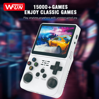 Console de jeu vidéo R36S, système Linux, écran IPS de 3,5 pouces, portable, rétro, prise en charge du jeu en ligne à deux joueurs