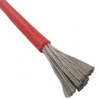 Cable Eléctrico de Silicona de Bajo Precio 2AWG/4AWG/6AWG/8AWG con Código de Color, Cable de Alimentación de Silicona Especial Suave para Altas Temperaturas