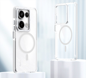 Coque magnétique transparente bicolore avancée pour <span class=keywords><strong>Redmi</strong></span> <span class=keywords><strong>Note</strong></span> 14PRO Design de luxe avec poignée de téléphone pour <span class=keywords><strong>Amazon</strong></span> Exclusive - Product Image 6