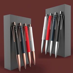 Stylos à bille en plastique et métal haut de gamme avec logo personnalisé - Cadeau d'affaires promotionnel de luxe, impression UV multicolore, design moderne, écriture 0,5 mm - Product Image 6