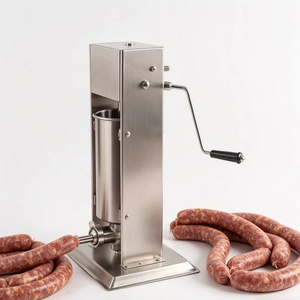 Machine à farcir les saucisses industrielle 12L, type vertical manuel, construction robuste, idéale pour les boucheries gastronomiques et les petites usines agroalimentaires - Product Image 1
