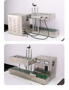 Máquina Selladora Automática de Tapas de Botellas de Plástico para Productos de Cuidado de la Piel, Sellado Continuo de Sobremesa por Inducción Electromagnética - Product Image 4