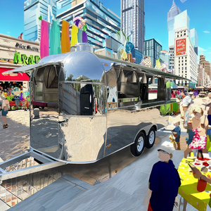 2024 nuevo remolque Air Stream Food, un modelo súper popular dedicado a la comida callejera - Product Image 3