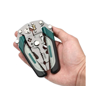 Nuevo Pelacables Multifuncional 12 en 1 Plegable, Alicates Cortacables y Crimpadores para Cortar y Retirar Cables, Tijeras para Cables - Product Image 2
