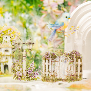 สติกเกอร์สัตว์เลี้ยงธีมสวนหลังบ้านของ Versailles Collection 6ให้เลือก25แผ่นต่อแพ็ค - Product Image 2