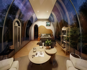 Cúpula Moderna de Fácil Instalación para PC, Aislamiento Acústico, para Glamping de Lujo en Hoteles - Product Image 4