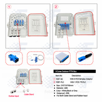 ANATEL – boîte de Distribution de Fiber optique de type Mini à 8 cœurs, équipement FTTH, terminal de fibre optique, boîte de sieste/ODP/ODB/FDB