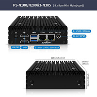 Mini PC CWWK sin ventilador X86-P5, dispositivo de firewall con 2 puertos LAN i225 de 2.5GbE, RAM DDR5, AES-NI, Pfsense, OPNsense, computadora industrial.