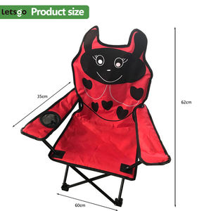 Dessin animé personnalisé extérieur léger enfants camping mini pliable enfants animal chaise <span class=keywords><strong>de</strong></span> plage avec <span class=keywords><strong>de</strong></span> haute qualité - Product Image 3
