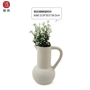 कस्टम लोगो रचनात्मक आधुनिक सादा रंग असामान्य आकार इनडोर सजावट पोर्सिलाइन अद्वितीय vases - Product Image 4