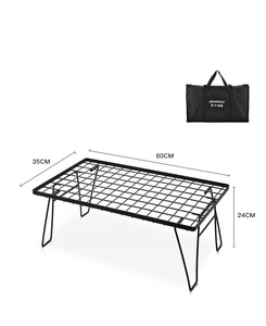 <span class=keywords><strong>Table</strong></span> pliante HISPEED pour le <span class=keywords><strong>camping</strong></span>, en aluminium LGT, avec rangement en maille, <span class=keywords><strong>table</strong></span> de pique-nique pliante à <span class=keywords><strong>double</strong></span> couche en bois - Product Image 2