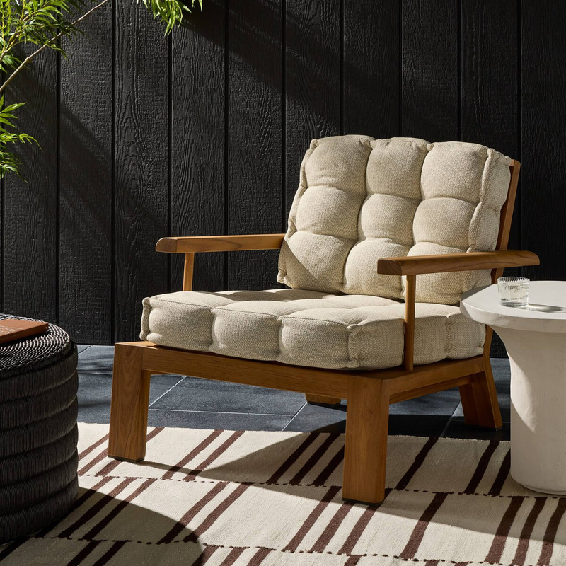 Cushy Comfort Wide Frame Teak Paddle