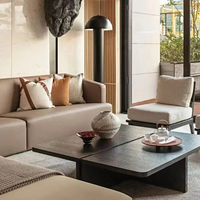 Songdesign Ensemble de Salon de Villa Moderne de Luxe Design Personnalisé comprenant Canapé Table Basse Chaises Trône Écologique 5 Ans