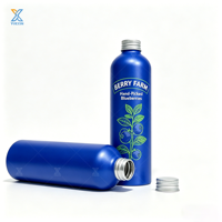 Bouteille en aluminium de qualité alimentaire personnalisée de 300 ml, 330 ml, 400 ml, 473 ml, 500 ml, 600 ml pour le café, les jus, les boissons, bouteille de recharge, canette en aluminium