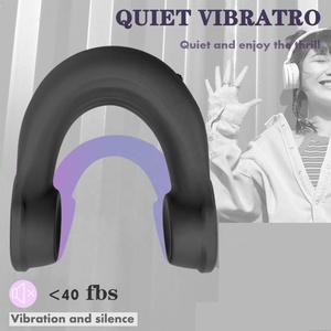 Anneau vibrant <span class=keywords><strong>pour</strong></span> pénis en forme de U à double face, télécommandé, jouet sexuel <span class=keywords><strong>pour</strong></span> hommes - Product Image 5