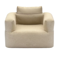 Chaise paresseuse pliante moderne et pratique avec pompe électrique intégrée Canapé gonflable en tissu pour l'extérieur pour chambre à coucher
