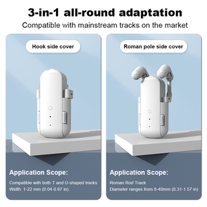 Tuya Wifi <span class=keywords><strong>BLE</strong></span> Rideau Automatique Intelligent Écologique Moderne avec Télécommande Sans Fil, Contrôle Vocal via Application Mobile, Ouvre-Rideau Électrique Intelligent - Product Image 1
