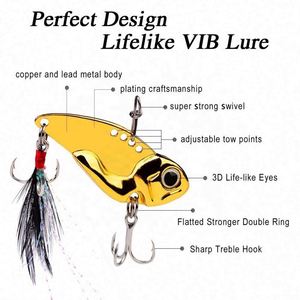 Cuillères VIB en métal bon marché Leurre de pêche Jigging Bait Spinners Pêche Wobblers Alliage de zinc <span class=keywords><strong>Truite</strong></span> Appâts durs artificiels - Product Image 3