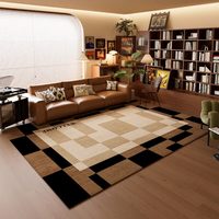 Tapis d'intérieur en fausse fourrure de cachemire de qualité supérieure - Toucher ultra-doux et luxueux pour la décoration du salon et de la chambre