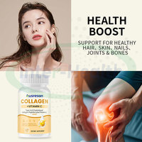 Collagène marin OEM Ausreson et vitamine C complément de produit de soin de la peau biologique pilule de blanchiment de la peau comprimé de collagène de vitamine C